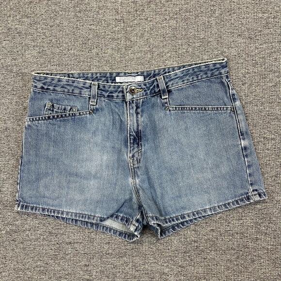 Vintage Levi's Silvertab Womens 11/ 32" Faded Denim Jean Shorts Jorts Y2K 2000's - Picture 1 of 11